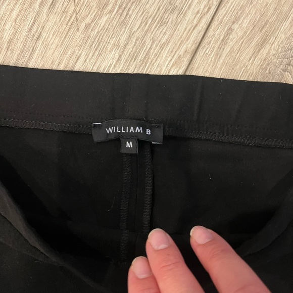 William B medium velvet (feels like suede!) black pull on pants/leggings - Picture 3 of 7
